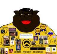 closed_mouth dark_hair dark_skin glasses hair nigger subvariant:branigger variant:brandon yellow_sclera // 1675x1583 // 788.9KB