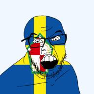 angry british flag flag:pembrokeshire flower glasses hair looking_at_you mustache open_mouth pembrokeshire plant soyjak stubble teeth united_kingdom variant:feraljak wales // 1500x1500 // 150.2KB