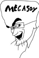 glasses megamind movie open_mouth soyjak stubble text variant:unknown // 2000x3000 // 77.7KB