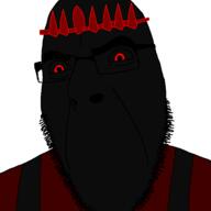 armor artist:crimsonvoidhydra1488 black_sclera black_skin crimson_void_knight_(shadovis_rpg) crown no_mouth red_eyes roblox shadovis_rpg variant:cobson white_background // 721x720 // 13.2KB