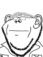 angry closed_mouth ear glowing_glasses gray_hair lab_coat meta:namefags soysona stubble transparent_background variant:impish_soyak_ears white_skin // 598x800 // 21.7KB