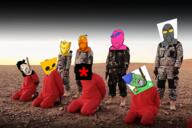 raid doll_(user) execution froot gold gold_(user) irl_background isis multiple_soyjaks original_content parlo pedophile smile soot soyjak_party subvariant:wholesome_soyjak tranny variant:bernd variant:flartson variant:gapejak variant:impish_soyak_ears // 1280x853 // 1.1MB