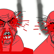 5soyjaks angry animated blood bloodshot_eyes blue_skin calm chainsaw closed_mouth cracked_teeth frown fume glasses hand meds meta:tagme mustache no_eyes no_hand nosebleed ogre_ears open_mouth pill pointing rage red_eyes red_skin schizo smile smoke soyjak stretched_chin stubble subvariant:feralrage subvariant:longplier variant:feraljak variant:gapejak variant:markiplier_soyjak vein // 1920x1080 // 1.2MB