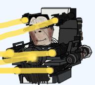 armor burnt core energy firing g-toilet glasses green_eyes hair jetpack laser scars series:g-squad skibidi skibidi_toilet skibidi_toilet_72 smug toilet transparent_background variant:cobson // 900x800 // 184.2KB