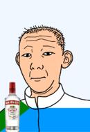 1864 bottle closed_mouth clothes ear flag flag:khabarovsk_krai hair khabarovsk_krai krai neutral russia smirnoff soyjak text track_suit transparent transparent_background variant:kuzjak vodka white_skin // 810x1192 // 120.3KB