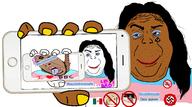 3soyjaks ack animal bbc brown_skin brown_troonjak cat crying flag gem hair hanging holding_object holding_phone k_on lifesucksthenyoudie makeup meta mexico phone purple_hair queen_of_spades slopjak smile smug soybooru soyjak stubble swastika text tranny variant:alicia variant:bernd variant:cobson // 2218x1237 // 788.5KB