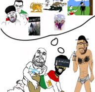 choke_hold iran monarchy mullah persian quran rafedi rafezi tranny trollface variant:chudjak // 1080x1051 // 670.7KB