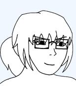 closed_mouth female femjak foidjak glasses hair long_hair series:foidjaks smug subvariant:soyak_(smug) subvariant:soygirl variant:soyak // 788x980 // 40.5KB