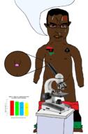 angry bloodshot_eyes brown_skin chud closed_mouth clothes full_body glasses graph magnifying_glass meta:tagme microscope mustache naked nigger nsfw penis small_penis spade speech_bubble speech_bubble_empty subvariant:chudjak_front subvariant:obsessedchud tbp tiny_penis variant:chudjak // 1258x1911 // 410.7KB