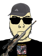 black_shirt charlie_kirk clothes glasses gun hat hunting shirts stubble sunglasses tyler_robinson variant:uncjak white_background // 900x1181 // 518.7KB