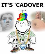 3soyjaks arm baby cap chain child closed_eyes closed_mouth clothes crying deformed ear frown gem gold_chain hair hand hat its_over just_fuck_my_shit_up leg mustache necklace nikocado_avocado open_mouth pacifier propeller_hat sad sneakers soyjak stubble subvariant:babyimp subvariant:jacobson subvariant:wewjak text trend:colorjak tshirt variant:a24_slowburn_soyjak variant:impish_soyak_ears variant:soyak warning_this_file_may_be_nsfw // 500x600 // 229.2KB