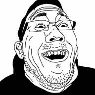 hair happy looking_up markiplier stubble variant:markiplier_soyjak2 // 947x947 // 59.1KB