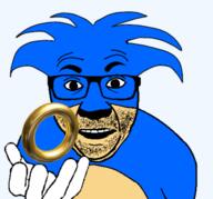 glasses hand open_mouth perro_hold ring sega series:animaljaks sonic sonic_the_hedgehog soyjak stubble variant:el_perro_rabioso video_game // 1688x1571 // 546.0KB