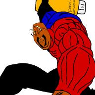 barcelona flexing meta:namefags muscular_male self_insert smug subvariant:wholesome_soyjak termite termitesilva_(user) traced variant:gapejak // 500x500 // 42.0KB