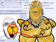 2soyjaks award dem_(soyjak_party) fat glasses gold_(user) laughing small_penis stubble teeth variant:cobson variant:gapejak // 960x720 // 780.6KB