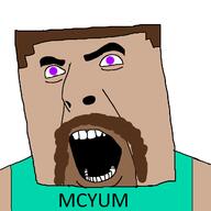 Cobson_face mcyum minecraft minecraft_youtuber variant:cobson // 1280x1280 // 146.2KB