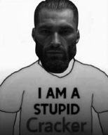 arm beard clothes cracker gigachad grey_skin looking_at_you meme nas:gigachad t_shirt text white_background // 577x720 // 224.1KB