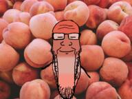 calm eyes_closed glasses irl_background mouth_closed peach smile soyjak stretched_chin stubble variant:markiplier_soyjak // 1332x1000 // 2.0MB
