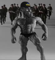 cap clothes gigachad hat nas:gigachad nationalism pes_patron russo_ukrainian_war ukraine ukrainian_flag ukrainian_text // 480x518, 5.9s // 422.0KB