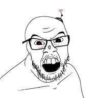 5g angry apple beard brain_chip brain_implant ear glasses goyim jewbot jews mouth nose radio radio_wave radio_waves retard soyjak star_of_david stubble text variant:feraljak wi_fi wifi // 1500x1500 // 55.9KB
