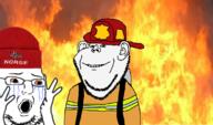 beanie clothes fire fireman flag:norway hat meta:op_is_a_retarded_lazy_faggot_for_not_tagging_his_own_shit variant:impish_soyak_ears variant:norwegian // 1143x675 // 776.9KB