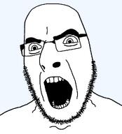 glasses open_mouth series:skinny_soyjaks stubble subvariant:cobson_slim template transparent_background variant:cobson white_skin // 905x1000 // 23.3KB