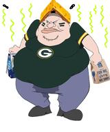 artist:baylik blue_eyes blue_pants cheese_hat closed_mouth clothes culvers football green_bay_packers greenbay_packers hair milwaukees_best_ice mutt pee_stain piss shoe soyjak subvariant:mexibrap variant:meximutt white_skin wisconsin // 2500x3000 // 1.3MB