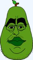 avocado pear series:fruiterz! transparent_background variant:humeson // 362x654 // 38.6KB