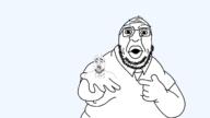 big_lips double_chin eyebrows fat hand head obese showing_something stubble surprised sweating sweaty transparent_background variant:nopejeet variant:schwabson wrinkles // 1703x954 // 54.8KB