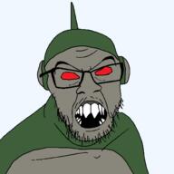 Iron_edit angry antenna dipsy glasses green_fur hair horror horror_game lake_dipsy lake_nigger lakenigger looking_at_you marge monster ms_paint mustache open_mouth red_eyes reptile sharp_teeth slendytubbies soyjak stubble teeth teletubbies template transparent_background variant:feraljak video_game youtube // 1500x1500 // 39.9KB