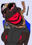 ack arm badge big_breasts big_mouth black_skin blacked blackface blue_shirt booba breastfeeding breasts eyes hanging jakparty_soy jartycuck low_quality meta:DELETE_THIS_JANNIES_PLEASE meta:op_took_a_selfie_of_xerself meta:tagme naked nigga nigger red rent_free rope sheeeit soybooru soyjak subvariant:jartycuck tits trans trans_rights transgender_flag variant:chudjak // 816x1161 // 655.8KB
