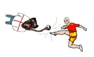 ack brown_skin clothes england faggot flag flag:england flag:spain football glasses kick kicking_balls mutt nigger open_mouth pajeet rope shitskin smug soccer soyjak spain sport stubble subvariant:brunetto tongue variant:soyak white_skin // 1032x629 // 96.8KB