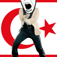 angry animated country cyprus dance flag flag:northern_cyprus gangnam_style glasses northern_cyprus open_mouth soyjak stubble variant:cobson // 300x460 // 504.4KB