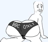 4chan ass bbc greyscale smile smirk variant:chudjak // 738x656 // 60.0KB