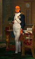 clock clothes emperor froot full_body lamp meta:nas napoleon orange_skin variant:napjak // 1200x2001 // 462.8KB