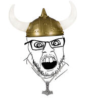 angry asatru neopagan variant:feraljak viking viking_helmet // 1433x1512 // 499.3KB