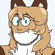 averi brimmiest_comments_section☣️☣️☣️_do_not_enter☣️☣️☣️ closed_mouth ear fox furry furry_ears furry_female gemeraldiest_comments_section💎💎💎enter_as_you_please💎💎💎 glasses green_eyes hotdiggedydemon smile soyjak stubble variant:weirdpenis // 900x900 // 54.4KB