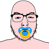baby babyjak bald glasses meta:not_oc stubble trend:babyjak variant:uncjak white_background // 400x400 // 33.9KB