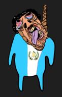 bloodshot_eyes brown_skin crying flag guatemala open_mouth rope subvariant:brunetto suicide tongue variant:bernd yellow_teeth // 720x1132 // 290.4KB
