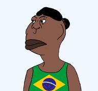 angry closed_mouth female lips ponytail series:muttverse skinny soyjak subvariant:brazilmutt subvariant:female_brazilmutt subvariant:female_meximutt tank_top transparent_background variant:meximutt // 888x818 // 50.4KB