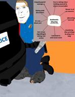 a10_eyes ai_generated ally aryan black_lives_matter black_skin blm_logo blond blue_eyes george_floyd glasses i_can't_breathe music nigger racism smile song stubble subvariant:teutonson variant:cobson yellow_hair // 370x480, 169.6s // 3.9MB