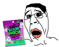 4soyjaks candy flag food lips oh_my_god_she_is_so_attractive purple_hair raspberry smile sour sour_patch_kids subvariant:suspicious_chudjak tranny transgender_flag variant:bernd variant:chudjak // 1120x888 // 215.4KB