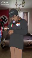 ack ai_but_not_completely_ai_doe animated ascence_(user) brown_skin cap clothes dance esl flag:italy flag:nazi_germany flag:quebec_pride fnf_pedo full_body glasses hat meta:ai_generated meta:namefags mustache nose rope series:esl_pedo_league shitskin stubble subvariant:chudplier swastika sweating text variant:markiplier_soyjak video viggle yellow_sclera // 270x480, 15.1s // 1.5MB