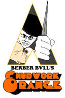 a_clockwork_orange chud chudjak_brothers cinema closed_mouth clothes dagger eye eyeball film glasses hand hat knife kubrick movie parody poster smile soyjak subvariant:chudjak_front text variant:chudjak white_background // 799x1200 // 170.1KB