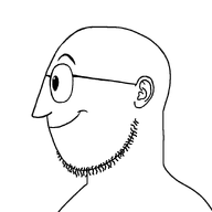 ear eyebrows glasses hotdiggedydemon looking_to_the_left neck nose series:sidejaks side_profile smile stubble subvariant:weirdpenis_side template transparent_background variant:weirdpenis // 900x900 // 35.1KB