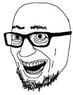 glasses open_mouth soyjak stubble variant:unknown // 516x666 // 12.5KB