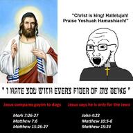 bible crucifix glasses jesus open_mouth soyjak stubble variant:soyak // 768x768 // 62.4KB