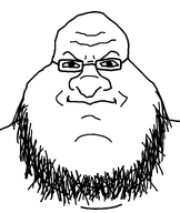 bald beard eyebrows forehead_lines forehead_wrinkles glasses redraw soyjak tony_soprano variant:gabagool white_background // 950x1127 // 28.5KB