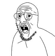 eyebrows eyes glasses meta:tagme open_mouth stubble teeth variant:jamonjak wrinkles // 591x602 // 24.2KB