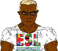 arm blue_eyes brazil brown_skin china closed_mouth clothes ear esl flag:Philippines flag:brazil flag:china flag:germany flag:greece flag:india flag:laos flag:lithuania flag:portugal flag:romania flag:vietnam germany glasses greece hair india laos lithuania muscles muscular_male philippines portugal romania smile soyjak star_(symbol) subvariant:chudjak_front subvariant:muscular_chud text variant:chudjak vein vietnam yellow_hair // 1059x929 // 124.9KB